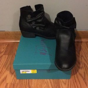 New Blowfish Black Booties Size 11M